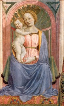  Saints Canvas - The Madonna and Child with Saints3 Renaissance Domenico Veneziano